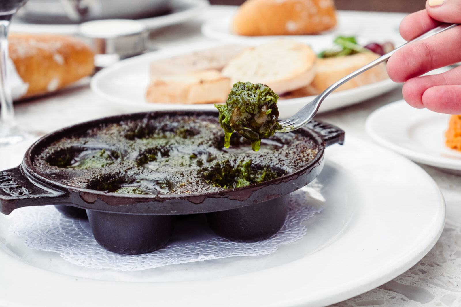 Mon Ami Gabi's Escargot available on Mother's Day