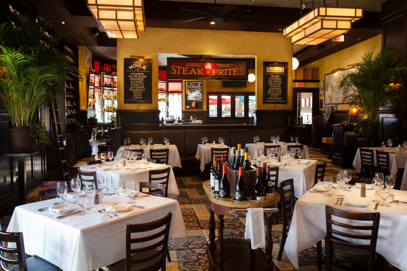 The Left Bank room at Mon Ami Gabi available for private dining