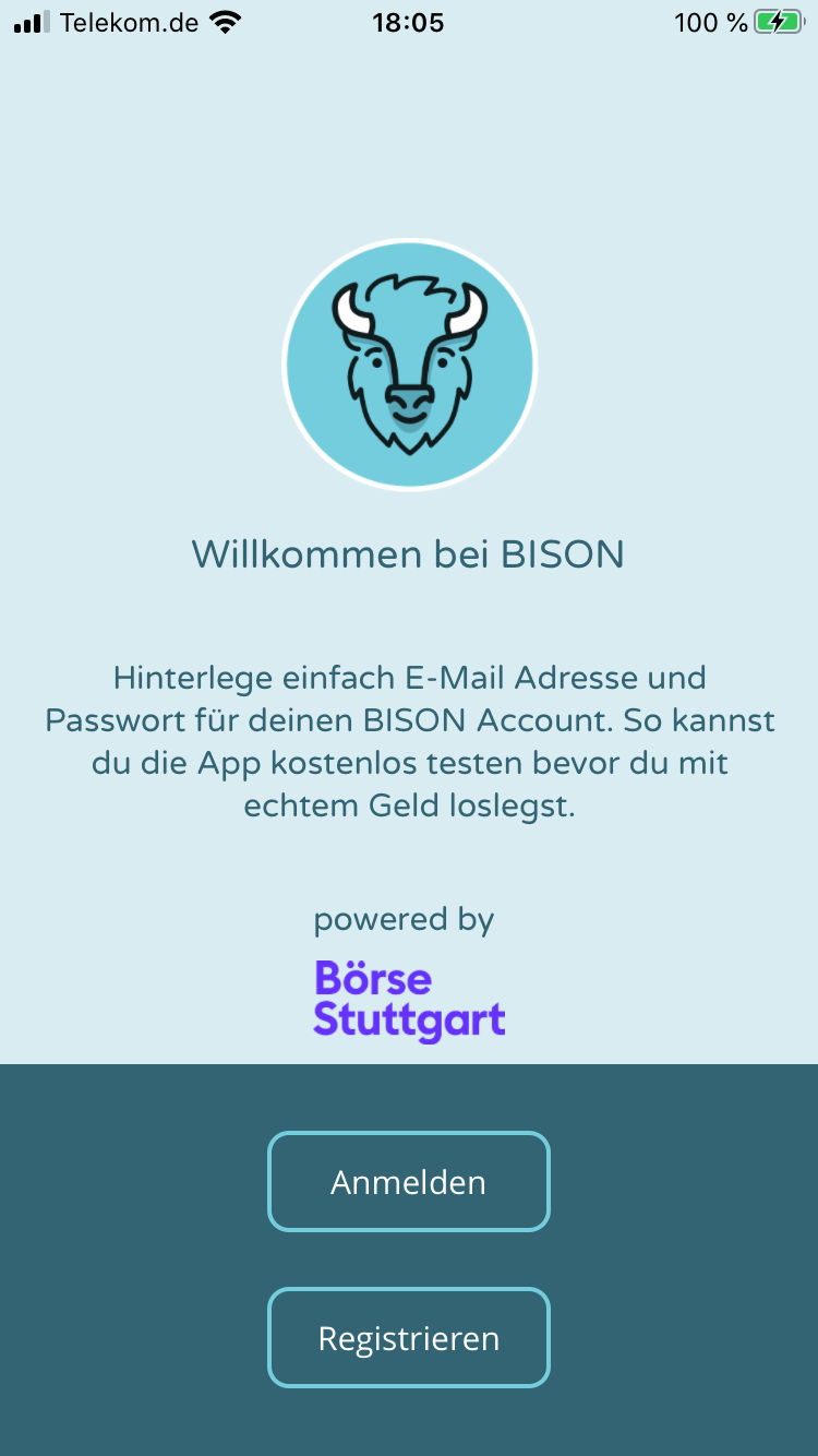Bison Intro Screen