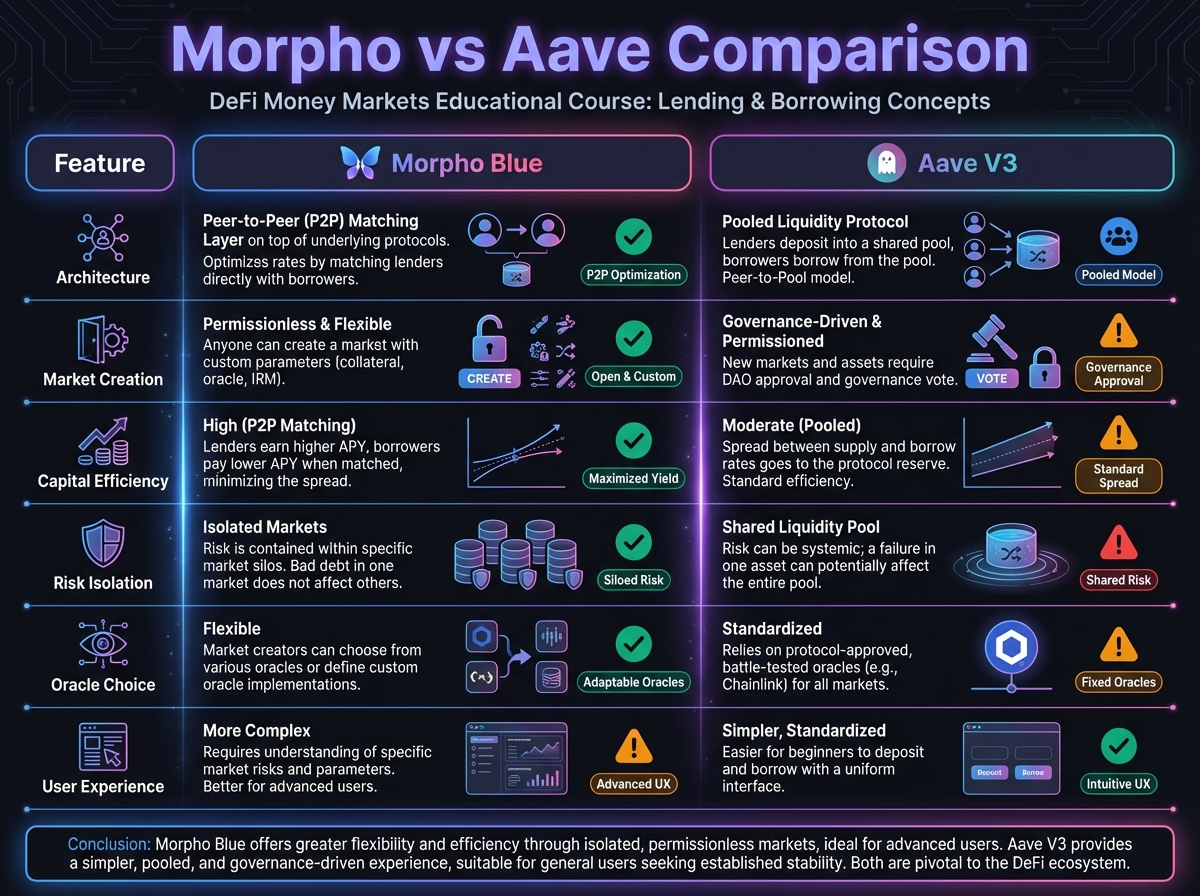 Morpho vs Aave Comparison