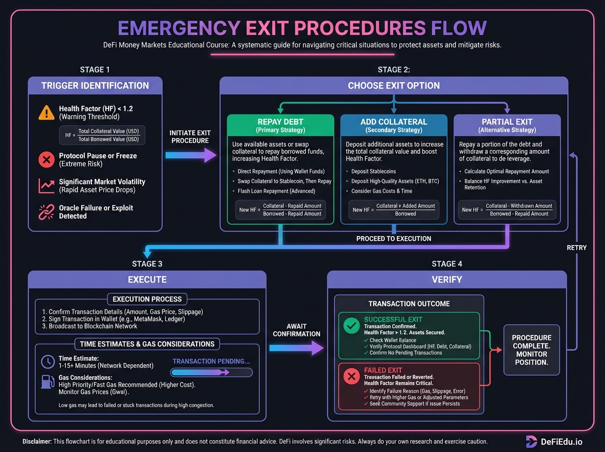 Emergency Exit Procedures Flow