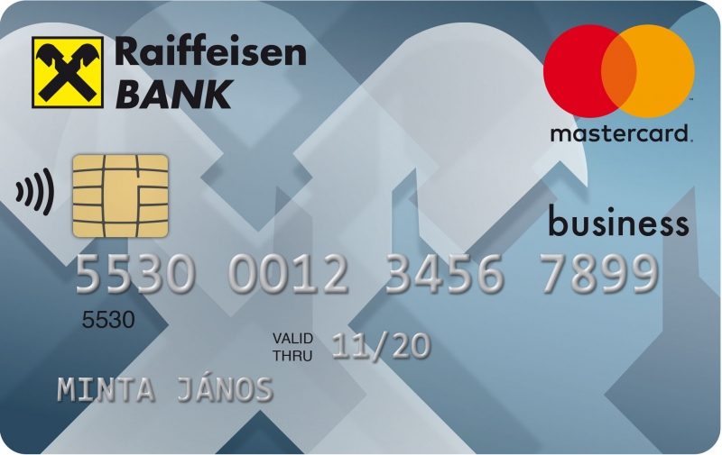 Raiffeisen MasterCard Business bankkártya