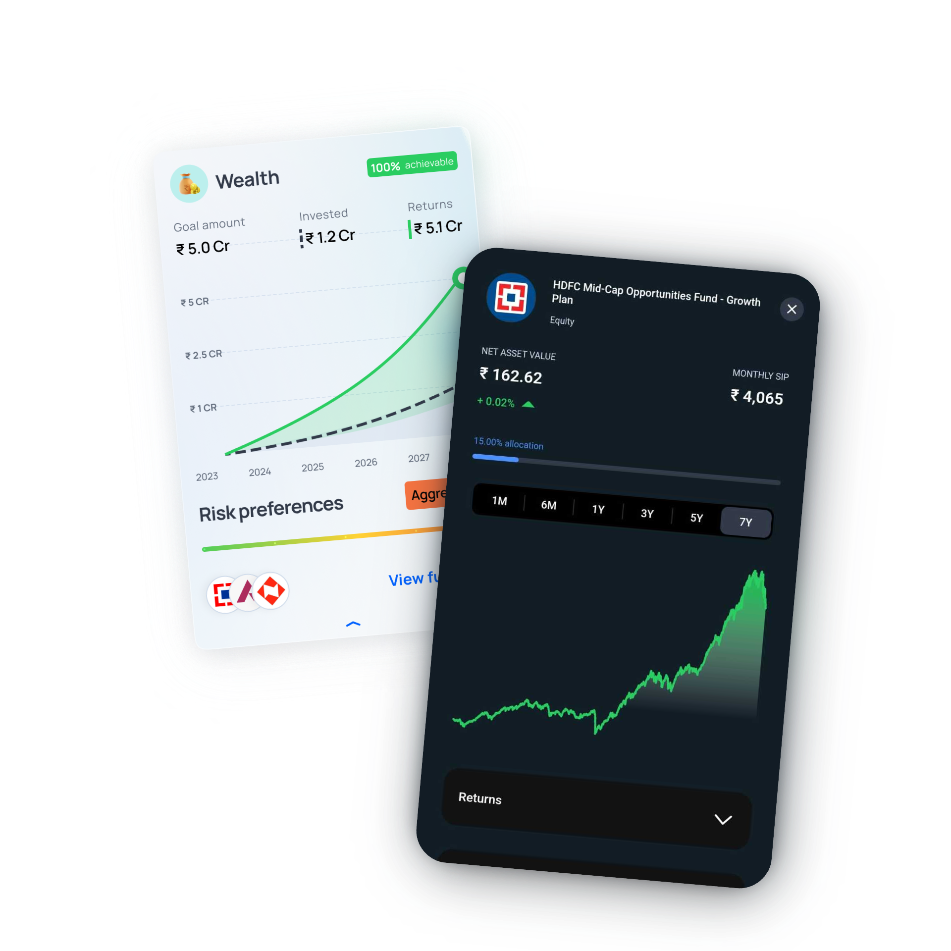 Moneyplanned Wealth Management Interface