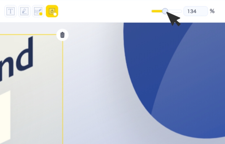 Zoom in / out on feedback targets