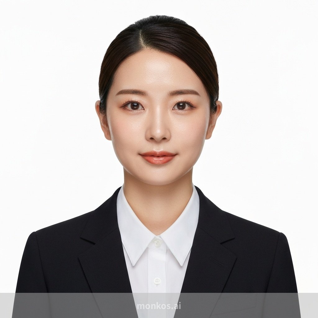 증명사진, 머리를 귀 뒤로 넘기면 인상이 이렇게 달라져요