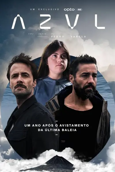 Blue poster