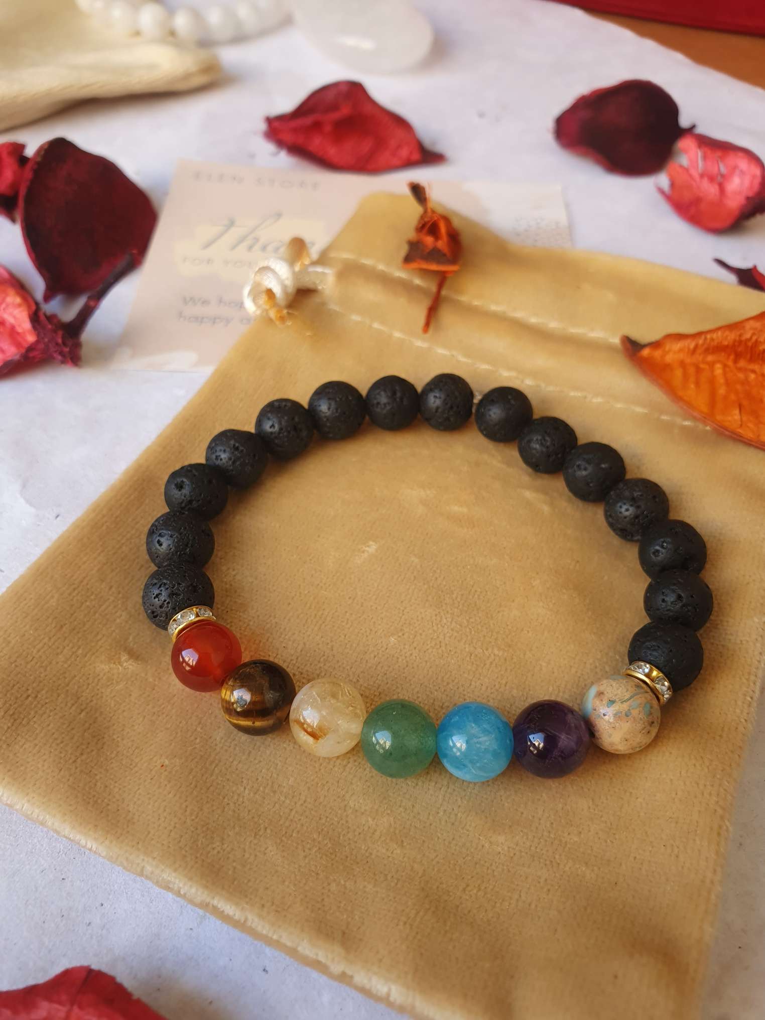 Bracelet 7 Chakras Guérison et Amour