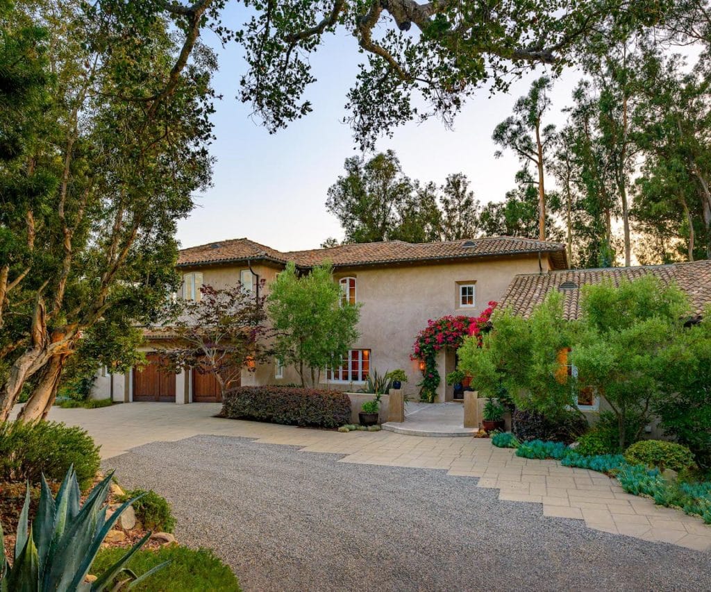 Montecito Mediterranean home featured in the Santa Barbara housing market