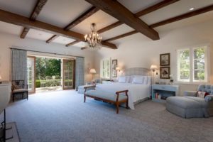 A sample of a master suite sanctuary inside a Montecito home for sale