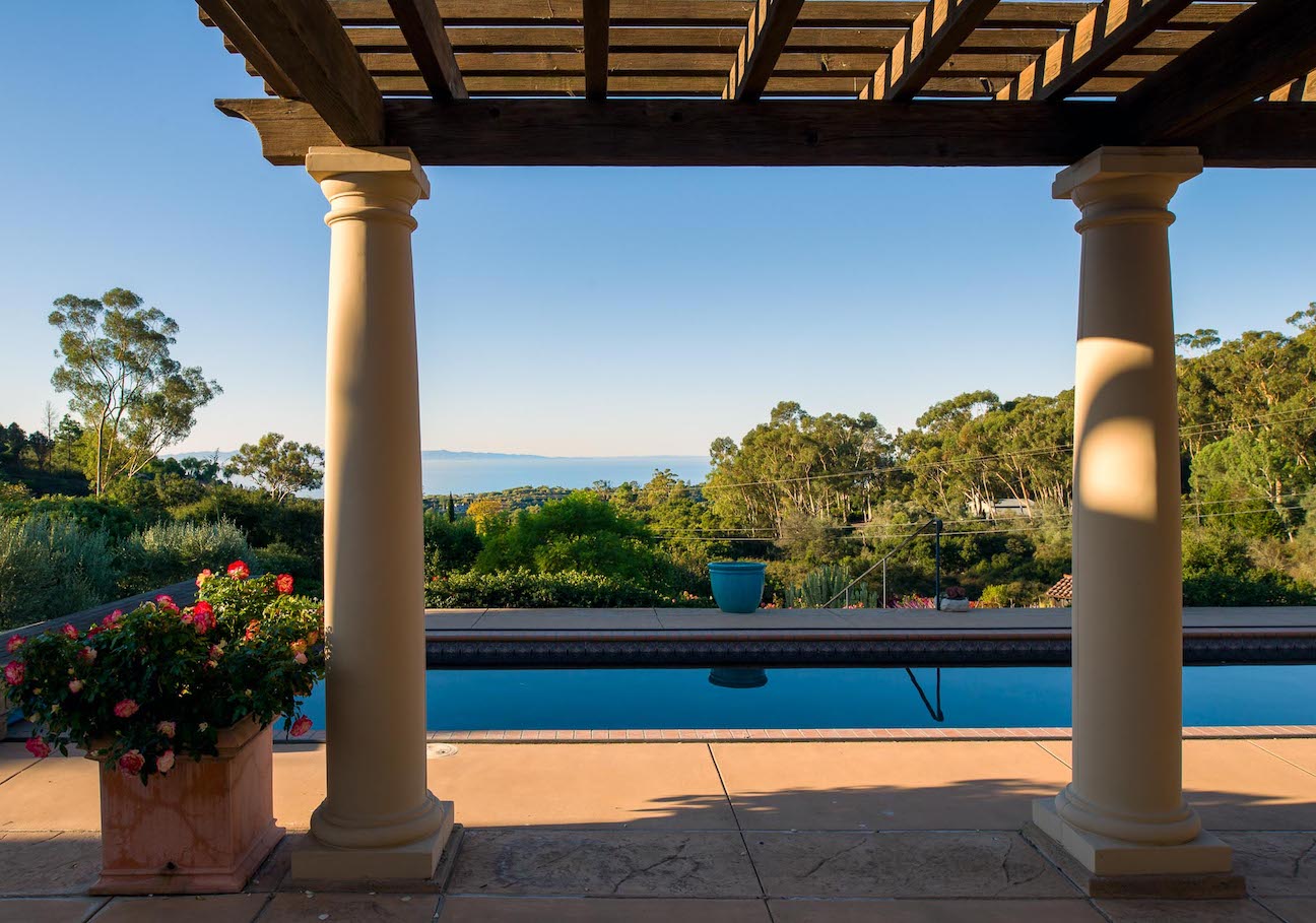 Pool with a view.