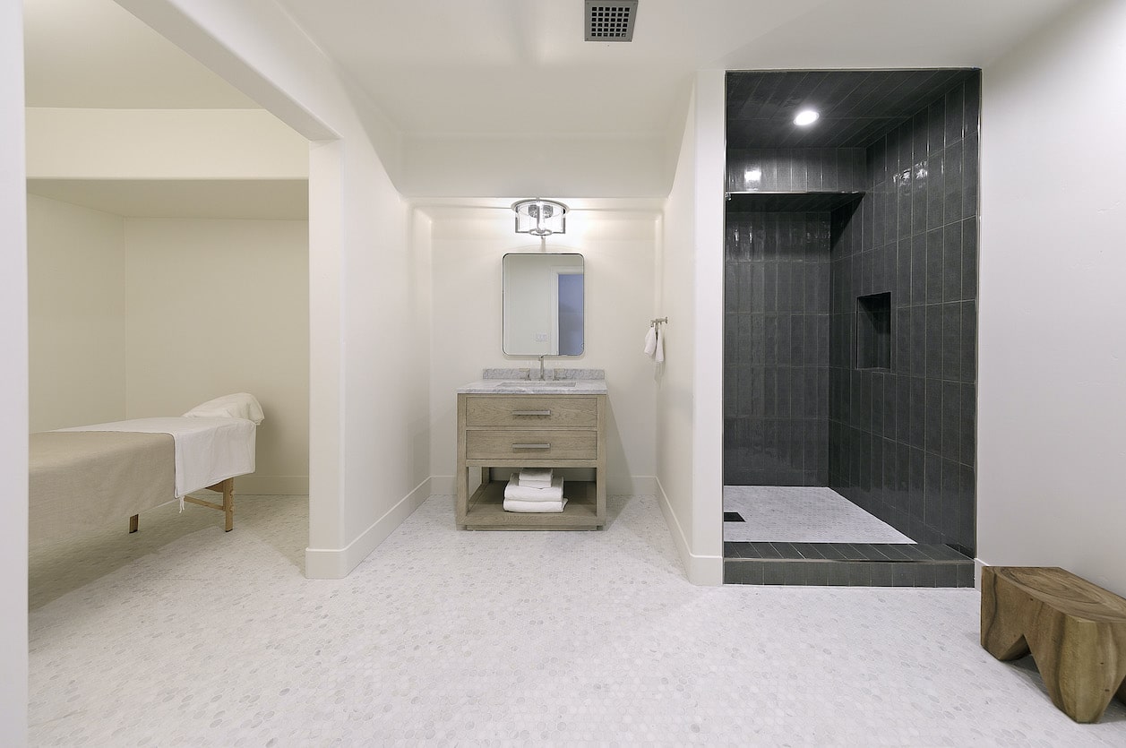 A spa room off the primary bathroom is a great investment