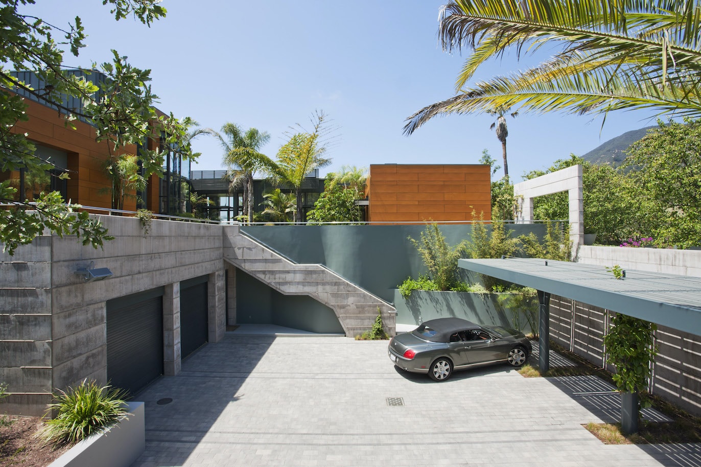 The lower carport area of a Montecito home for sale shows how a clean garage area can help clinch a sale