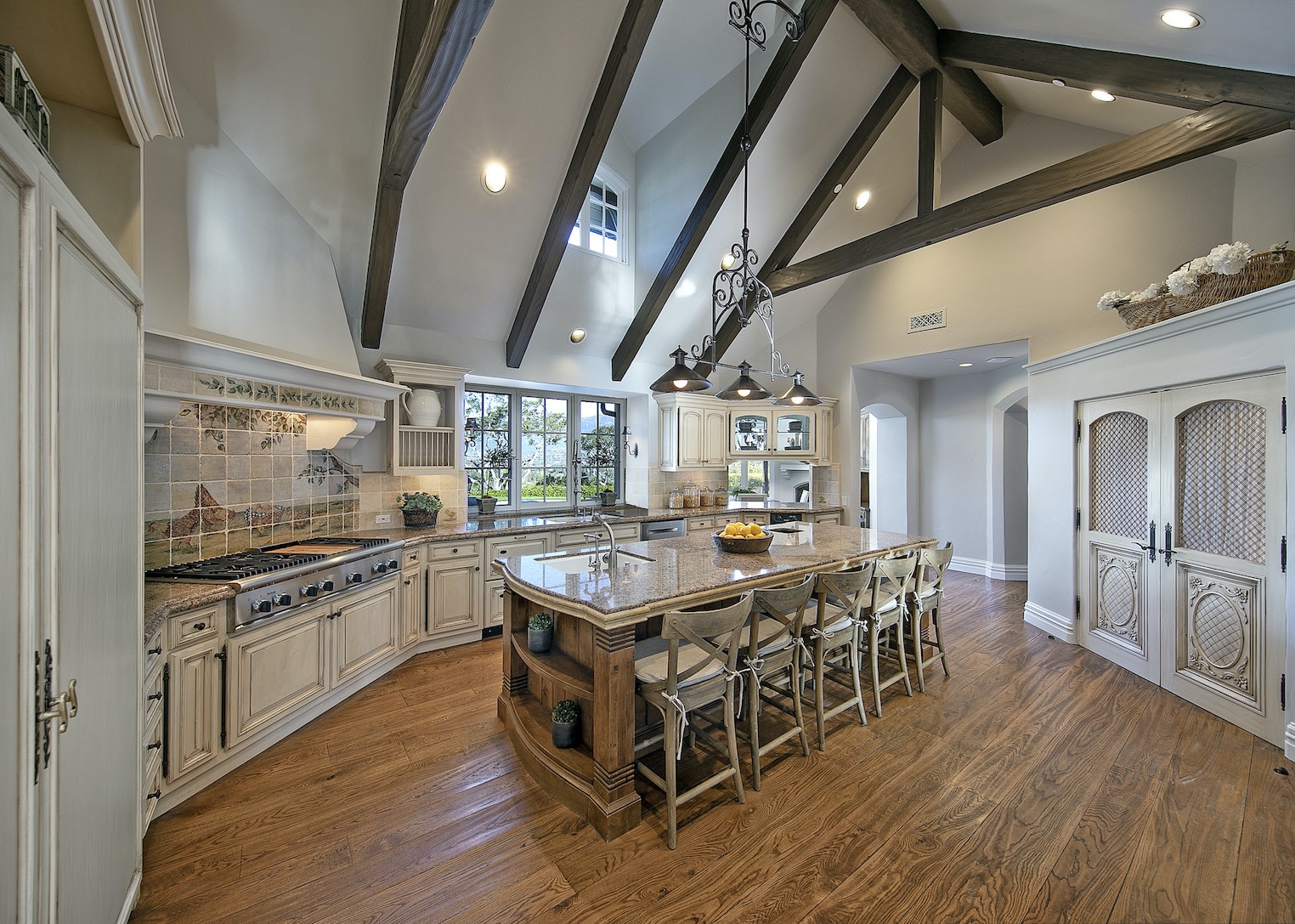 A bright and airy kitchen in a home for sale