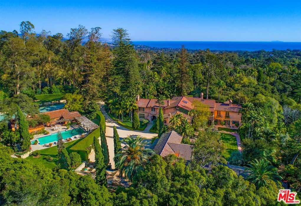 Birds Eye View of Luxury Santa Barbara home for sale by Cristal Clarke