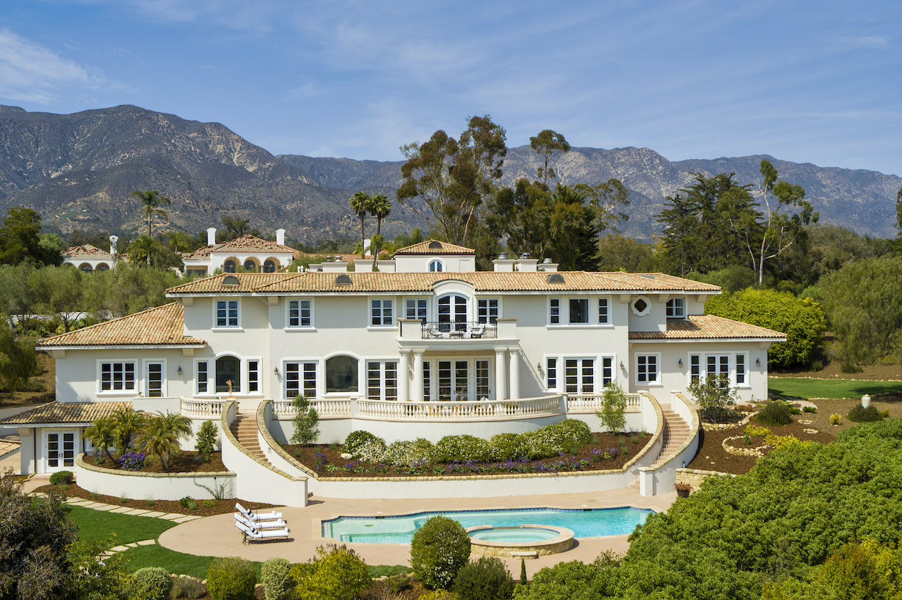 Exquisite Italian Villa in Montecito’s Ennisbrook for sale