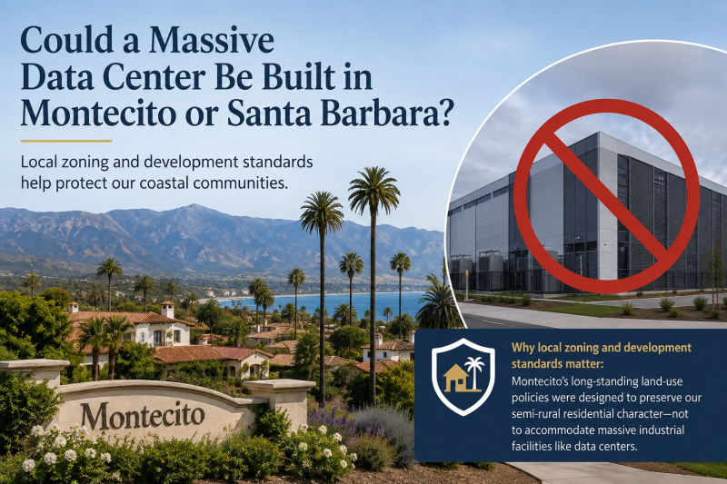 Can a Large Data Center Be Built in Santa Barbara or Montecito?