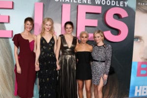 LOS ANGELES - FEB 7:  Laura Dern, Nicole Kidman, Shailene Woodley, Zoe Kravitz, Reese Witherspoon at the 