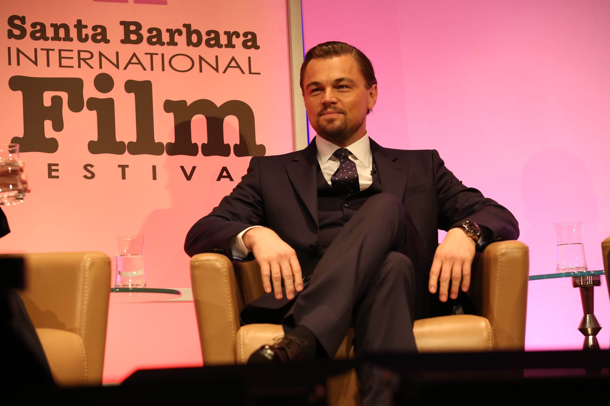 Leonardo Dicaprio at the SBIFF Honors Leonardo Dicaprio and Martin Scorsese, Arlington Theater, Santa Barbara, CA 02-06-14