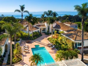 A beautiful ocean view estate listed by Realtor Cristal Clarke in the Montecito CA enclave of Ennisbrook