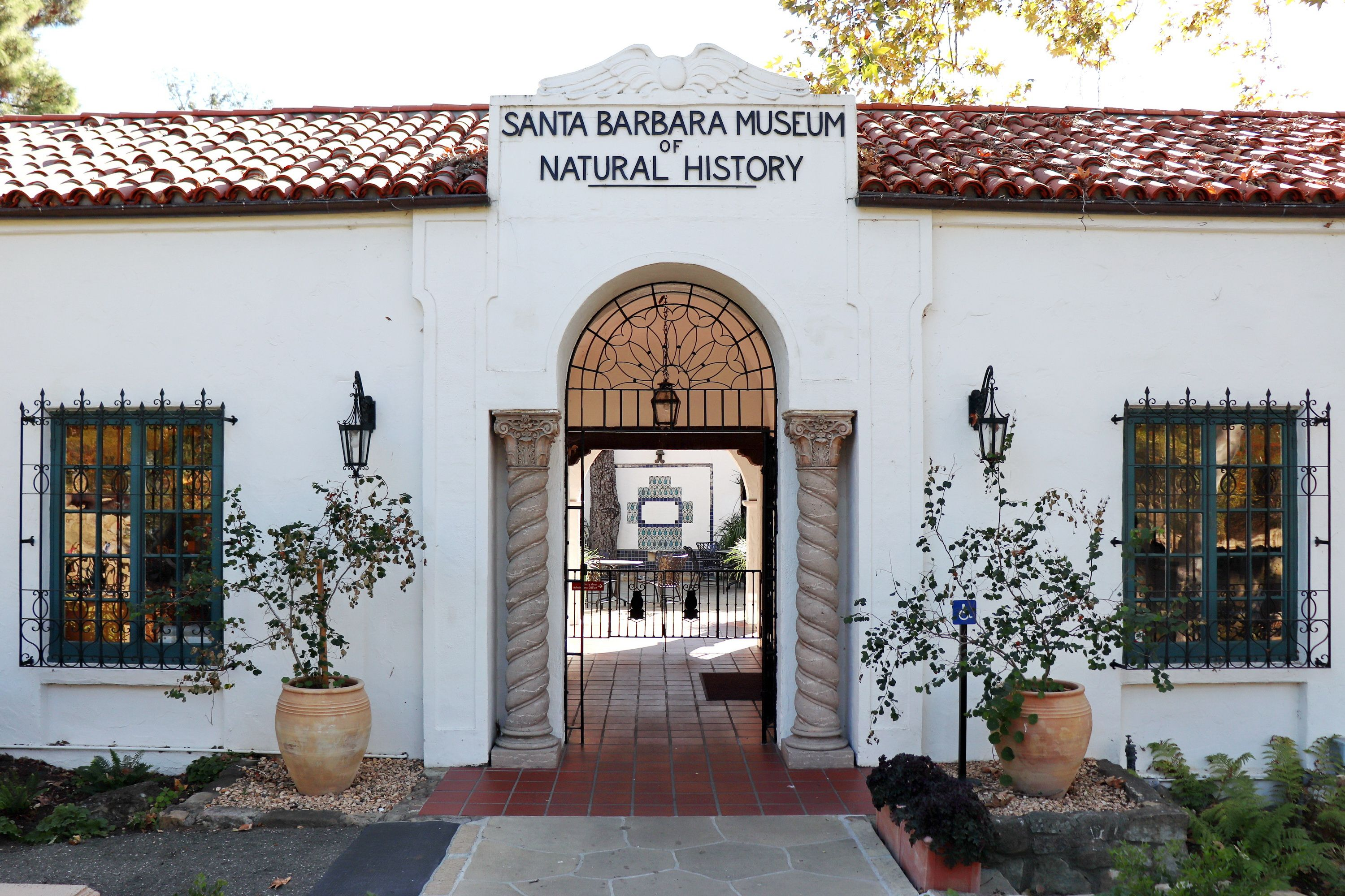 The front of the Santa Barbara Museum of Natural History.