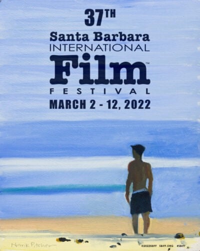 Poster for the Santa Barbara International Film Festival, an annual Santa Barbara event in March
