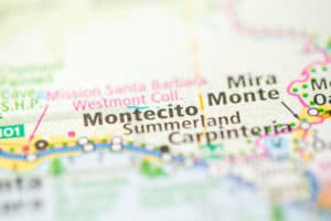 Map of Montecito