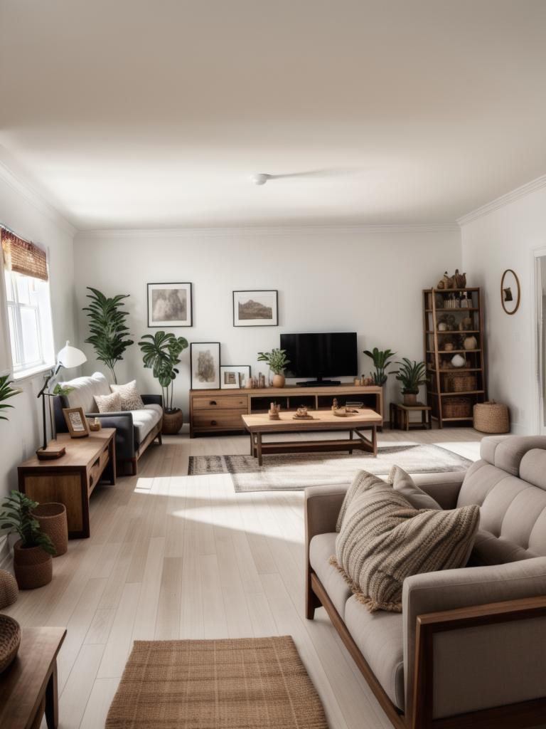 Craftsman Living Room Design: Harmony of Colors and Textures