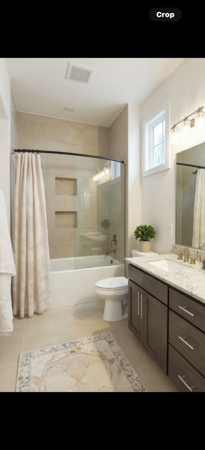 Farmhouse Bathroom Elegance with Modern Touches