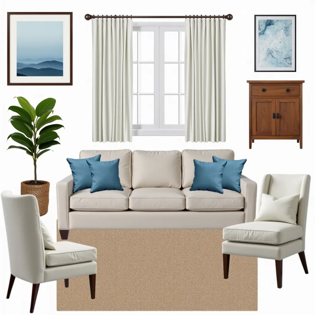 Sophisticated Living Room with Studio McGee Flair