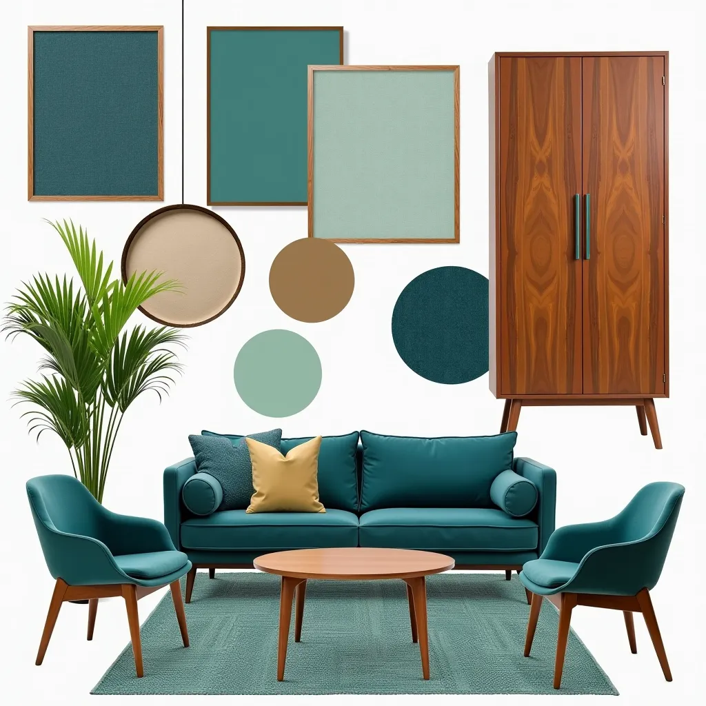 Transform Your Living Room: Mid-Century Modern Makeover