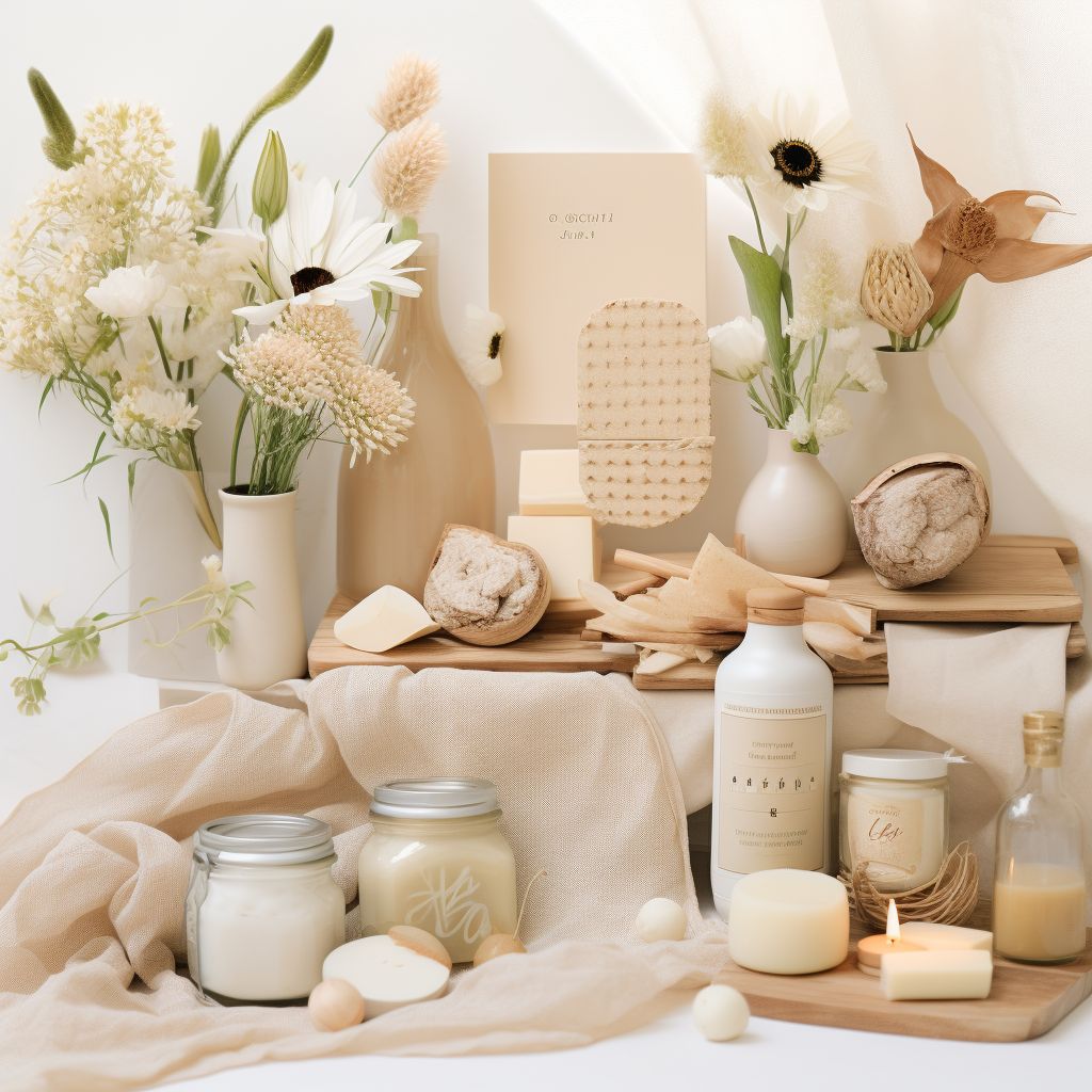 Earthy Elegance: Tan, Beige & Ivory Vegan Food Branding