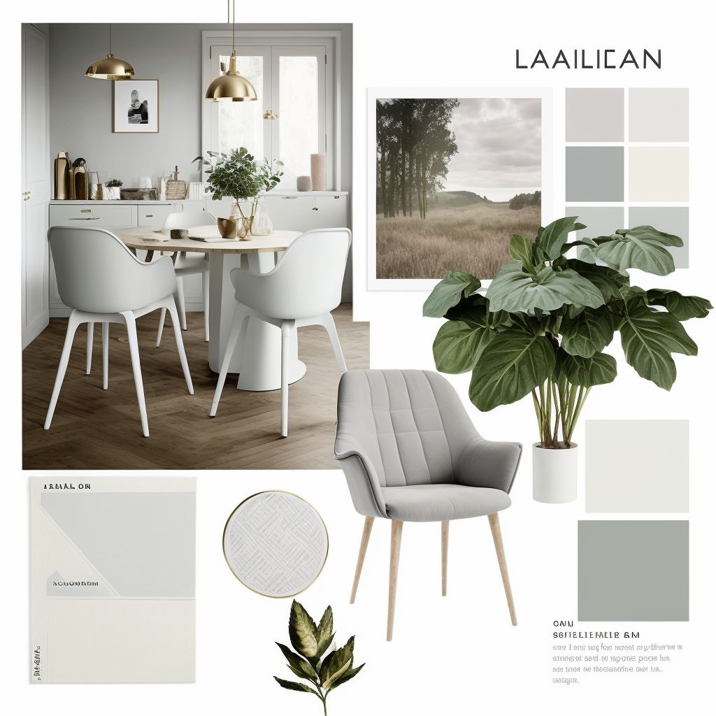 Scandinavian Living Room Tranquility: White & Grey Harmony