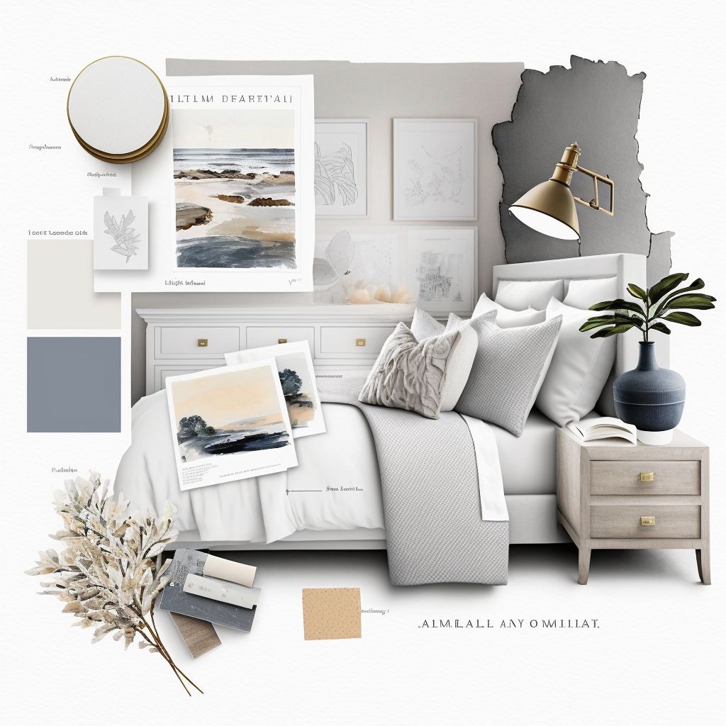 Nautical Bedroom Sanctuary: Grey & Beige Serenity