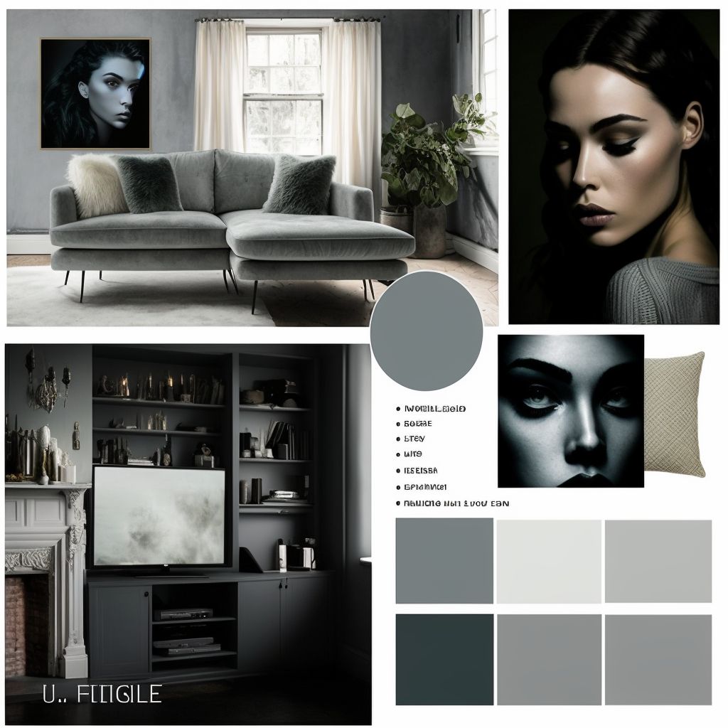 Contemporary Living Room with Sophisticated Grey Palette