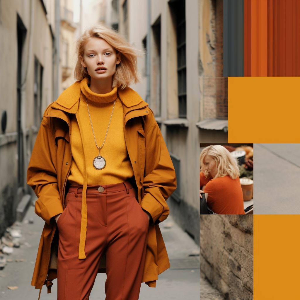 Urban Street Vibes: Rust, Terra Cotta & Mustard Yellow Fashion