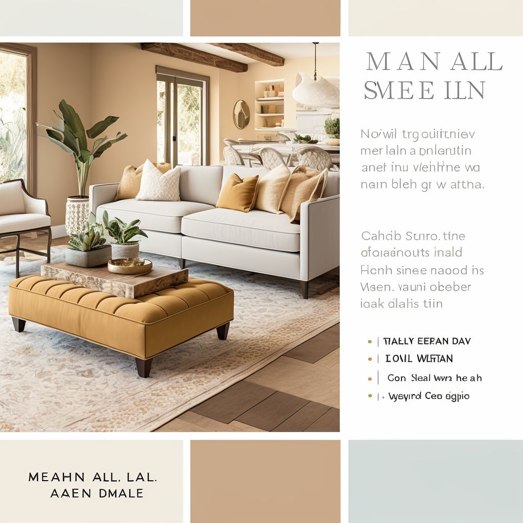 Mediterranean Living Room: Cozy Tan, Beige & Ivory Retreat