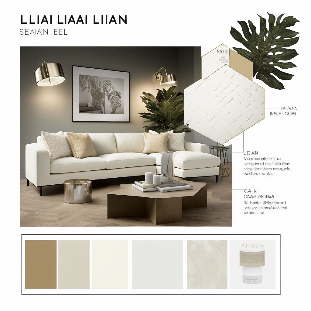 Mediterranean Living Room: Cozy White, Beige & Light Brown