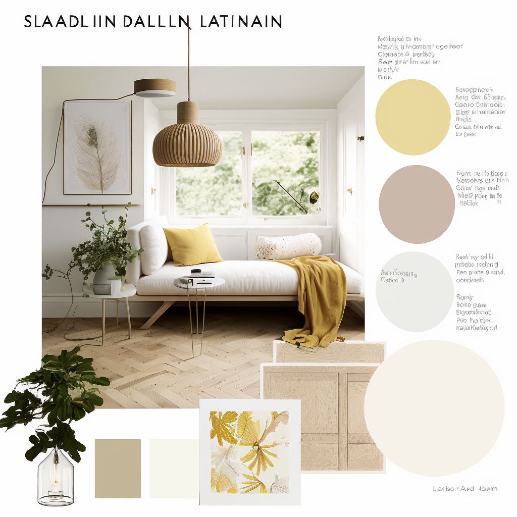 Scandinavian Elegance: Tan, Beige & Ivory Bedroom Retreat