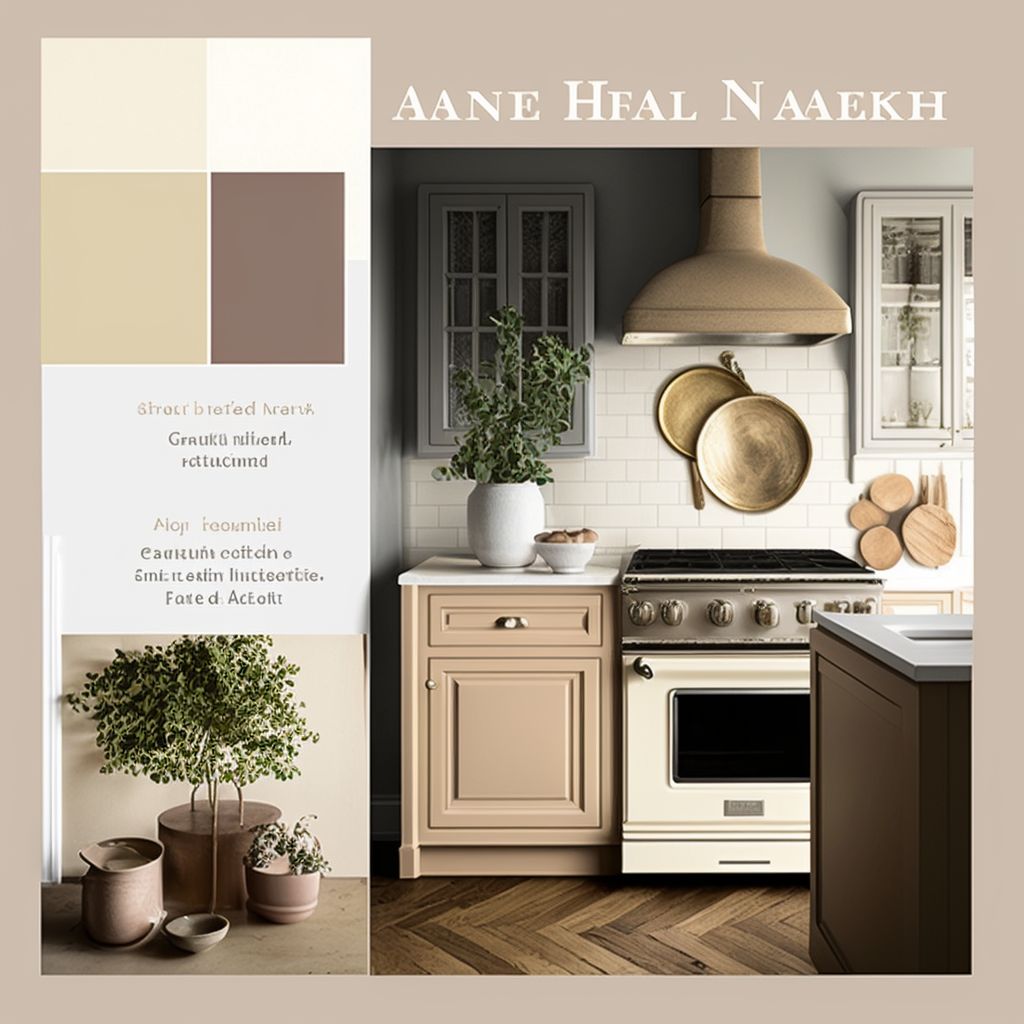 French Country Kitchen: Tan, Beige & Ivory Harmony