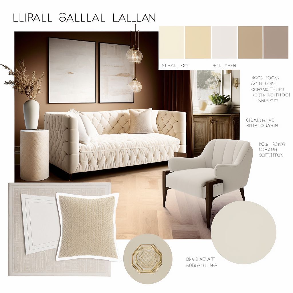 Modern Grandmother's Bedroom: White, Beige & Light Brown