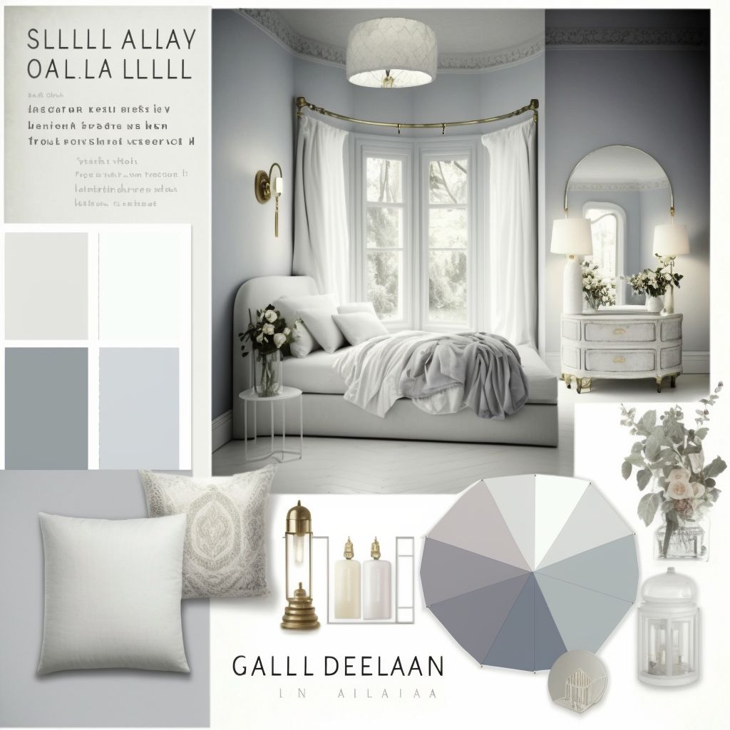 Bohemian Bedroom Bliss: White & Light Grey Serenity