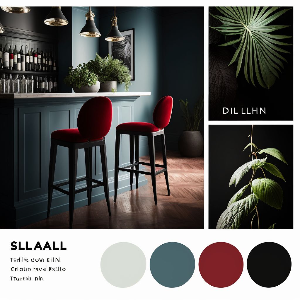 Minimalist Wine Cellar Design Mood Board