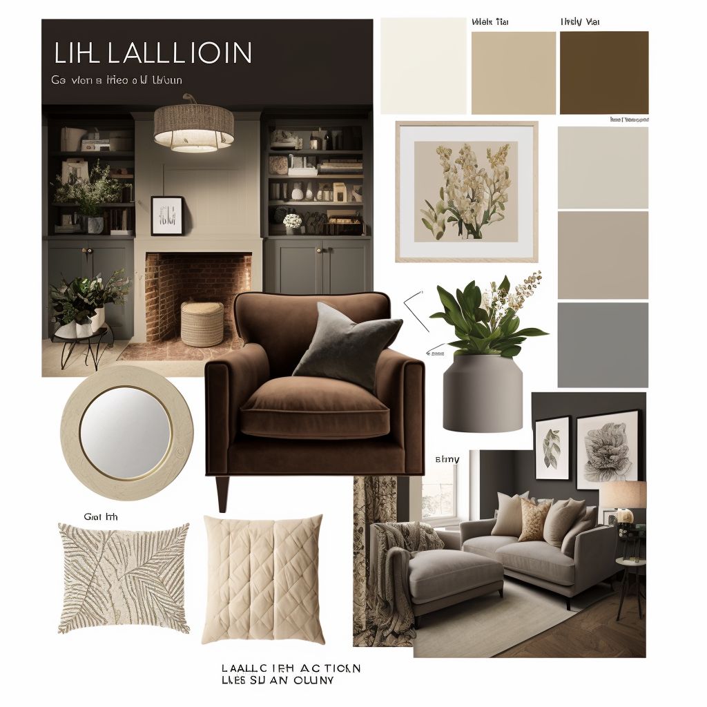 Rustic Living Room: Tan, Beige & Ivory Charm