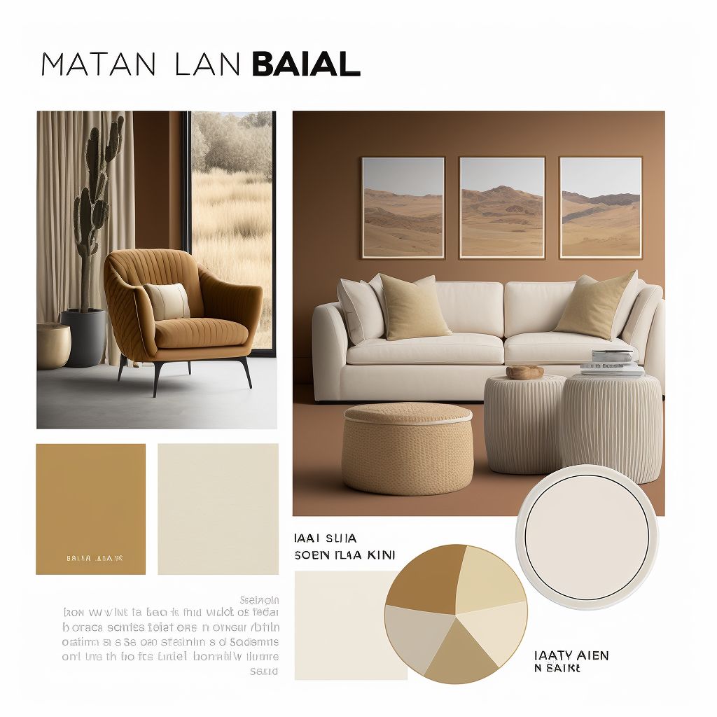 Minimalist Living Room: Tan, Beige & Ivory Elegance