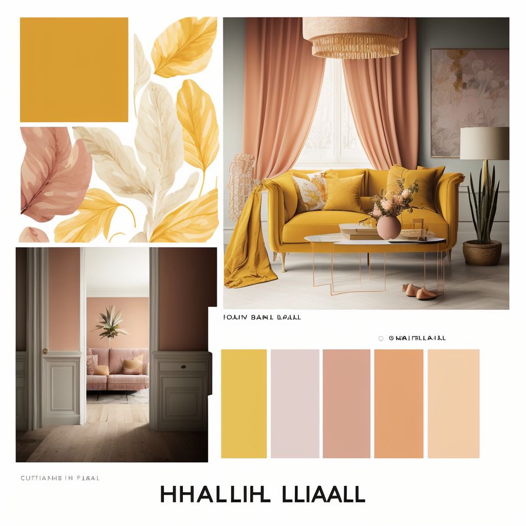 Fairy Tale Living Room: Yellow, Orange & Pink Fantasy