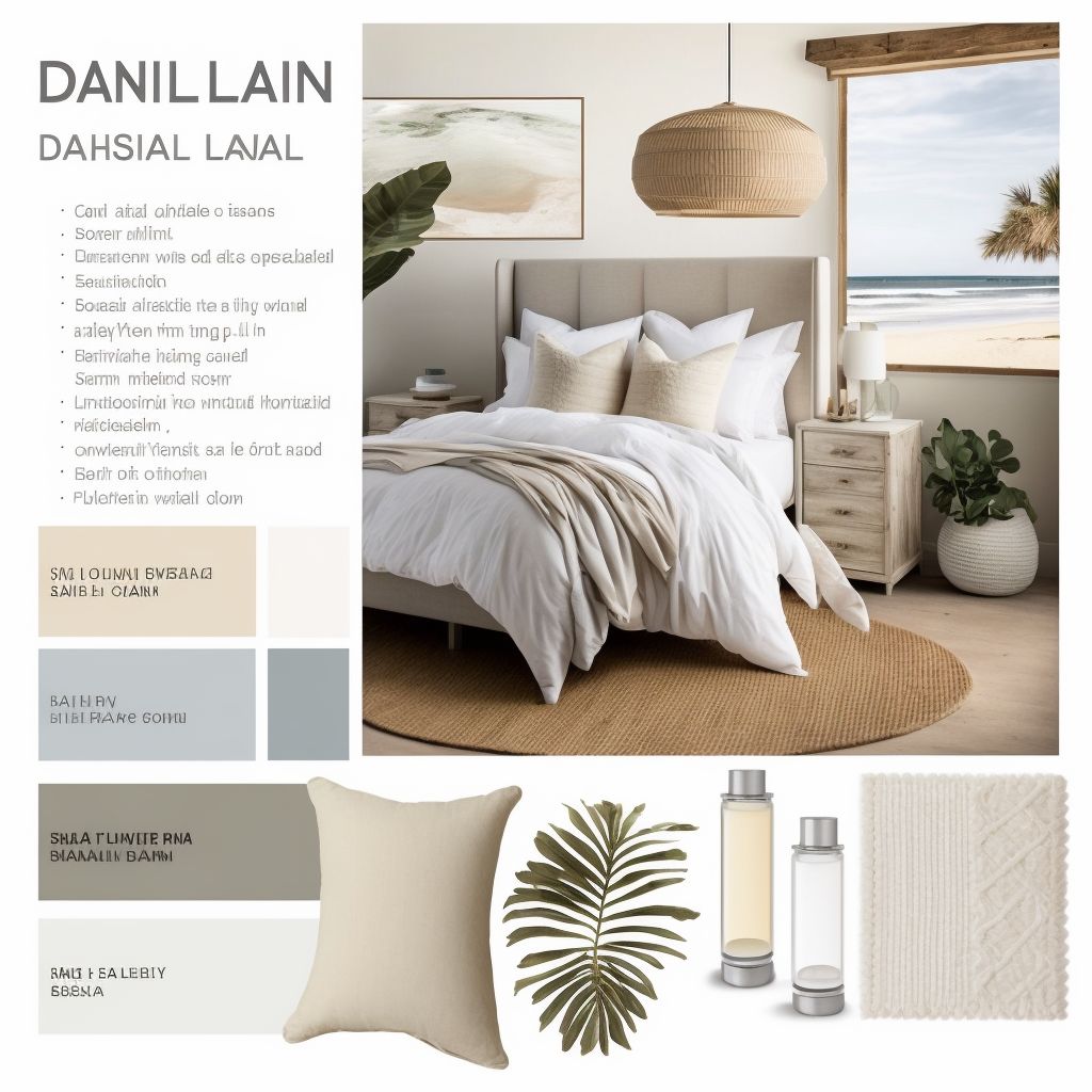 Coastal Bedroom: Tranquil Tan, Beige & Ivory Oasis