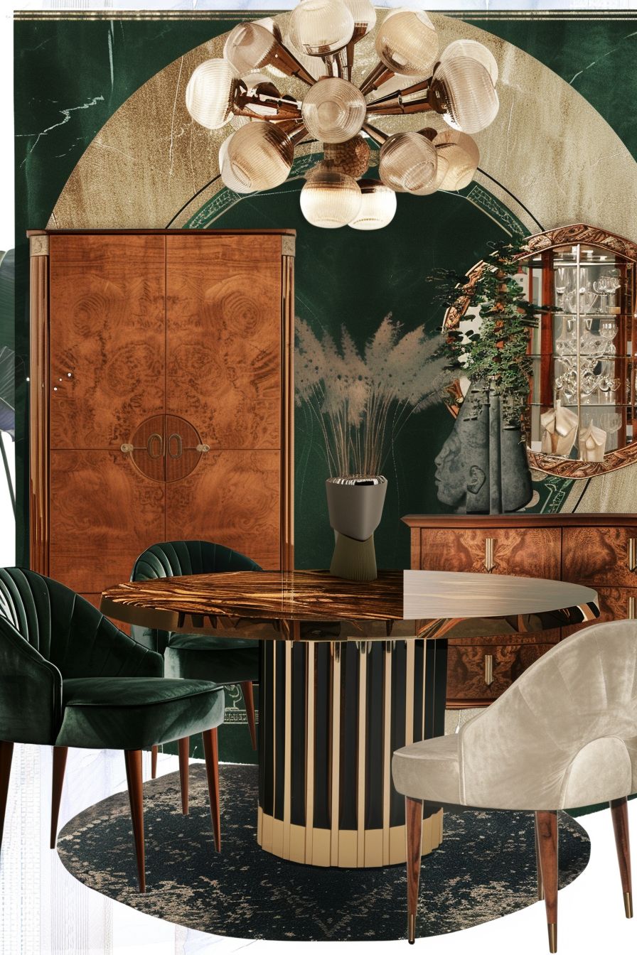 Art Deco Dining Room: Glamorous Sophistication & Timeless Style