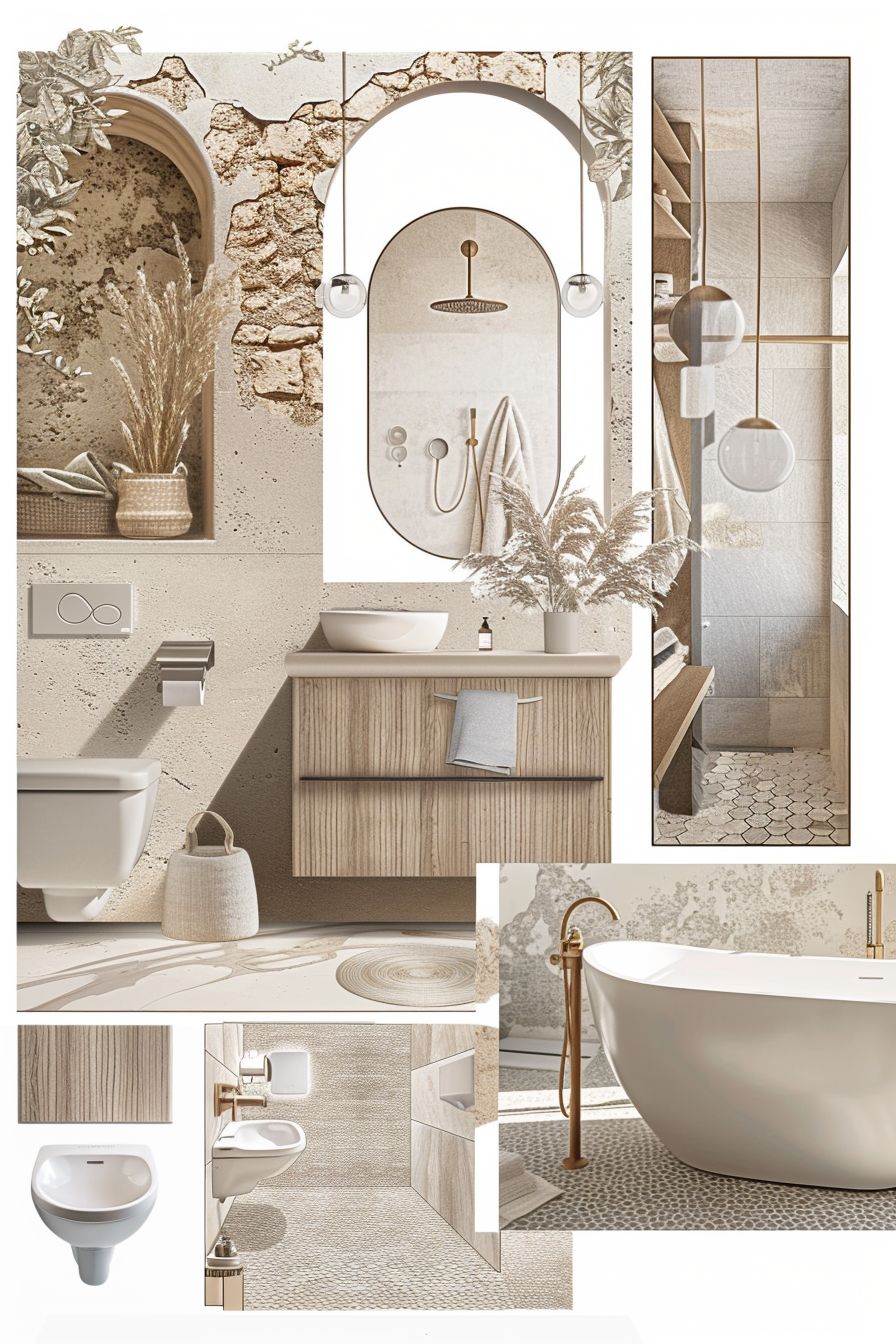 Mediterranean Bathroom: Tranquil Elegance & Coastal Charm