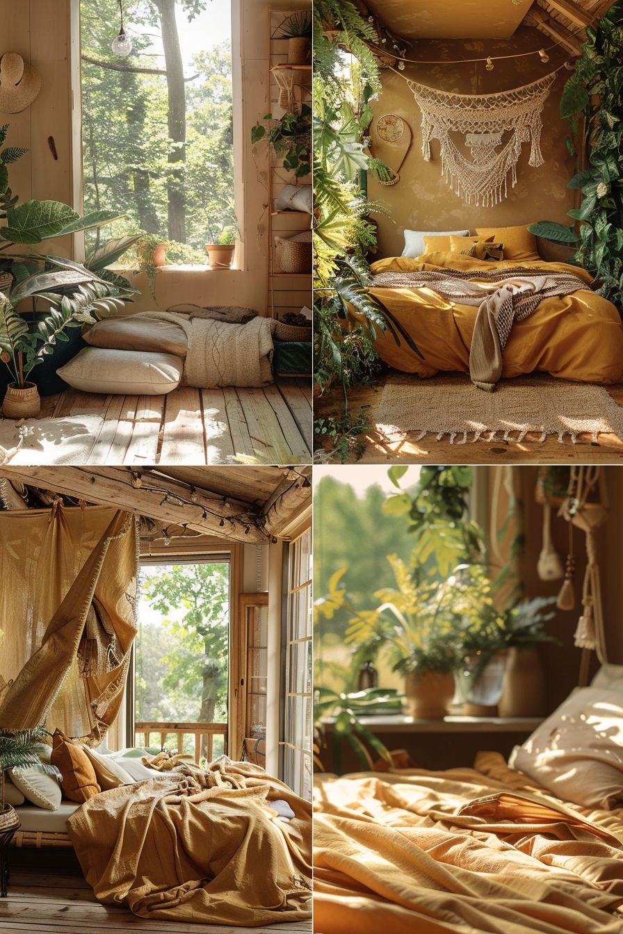 Craftsman Bedroom Sanctuary: Tan, Beige & Ivory Escape