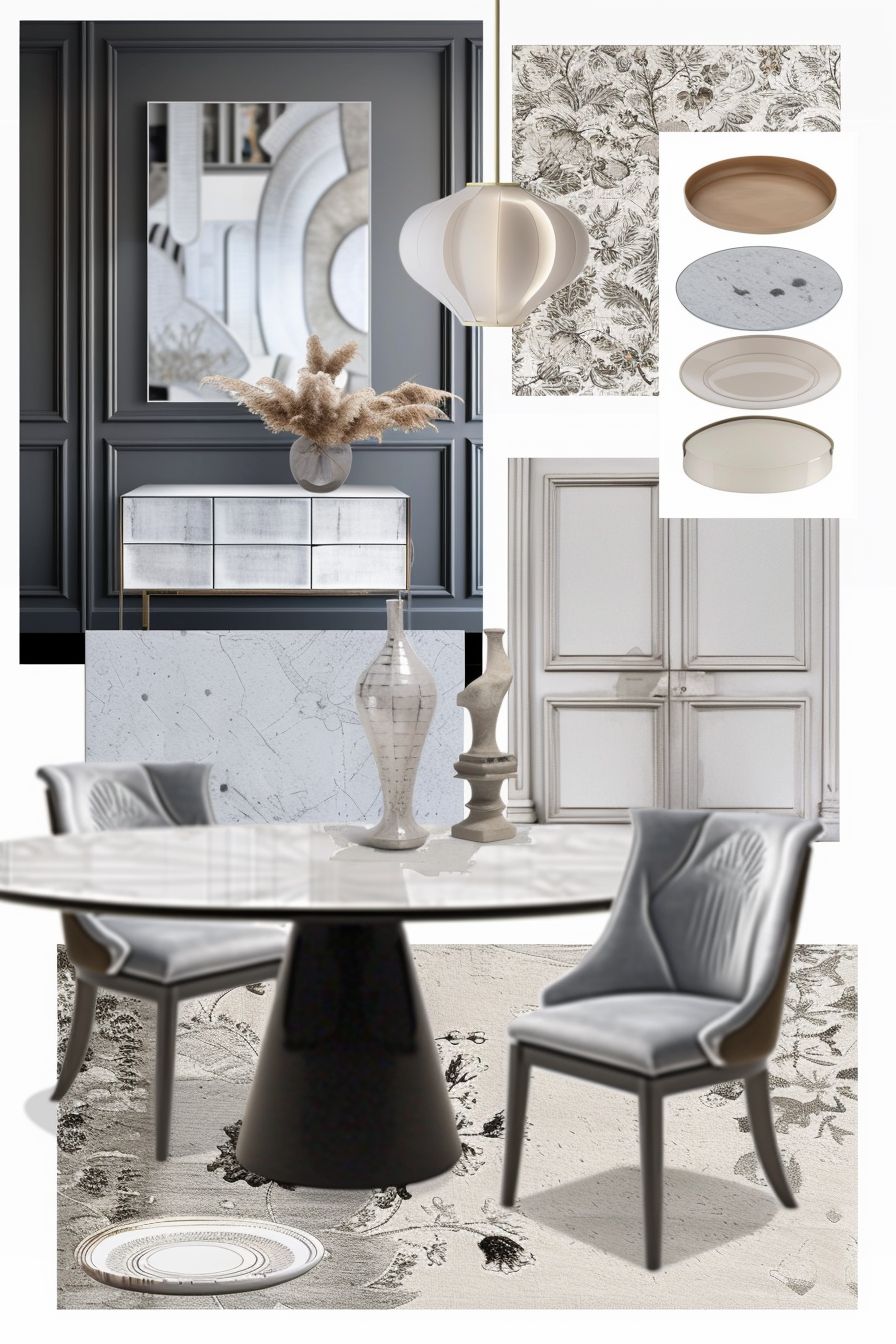 Transitional Dining Room Elegance